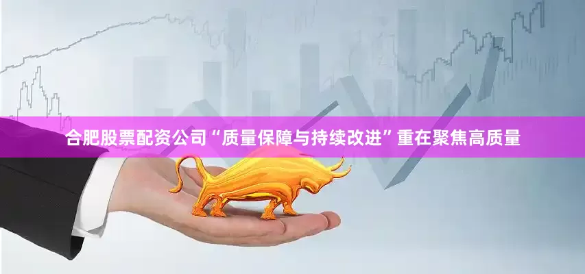 合肥股票配资公司“质量保障与持续改进”重在聚焦高质量